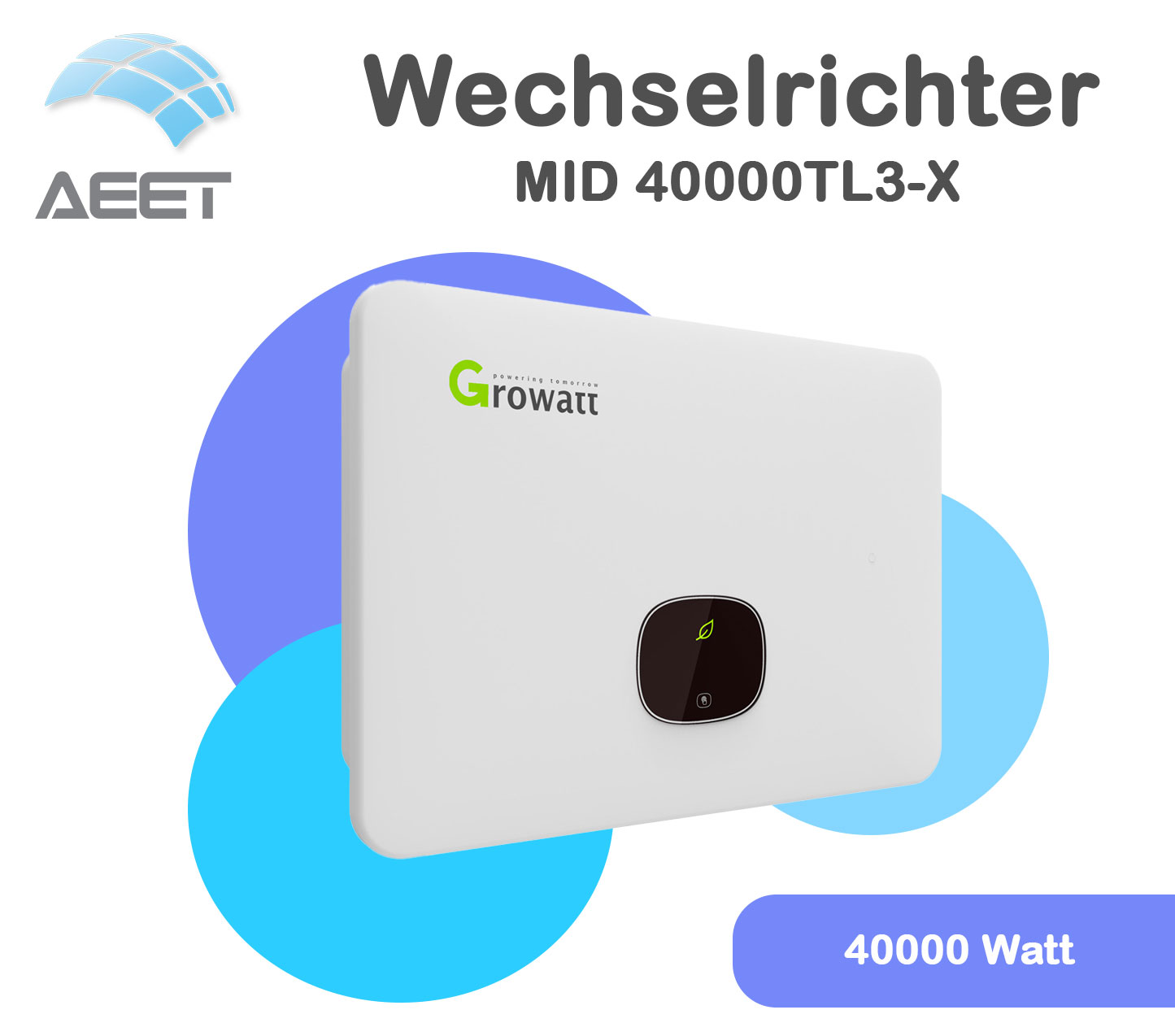 Wechselrichter Growatt MID 40000TL3-X | 40KTL3-X