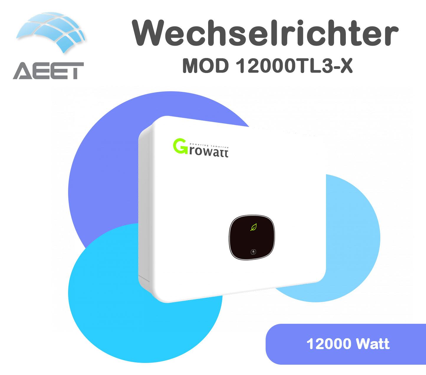 Wechselrichter Growatt MOD 12000TL3-X | 12KTL3-X mit AFCI