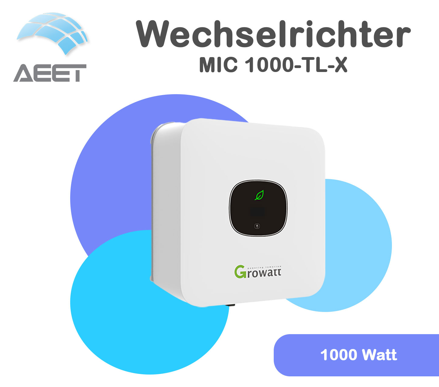 Wechselrichter Growatt MIC 1000TL-X | 0100TL-X