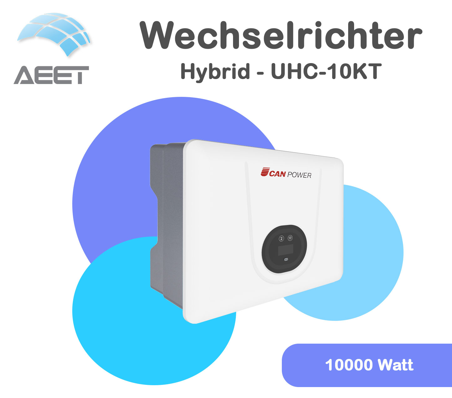 UCanPower UHC-10KT - 3 Phasen Hybrid Inverter