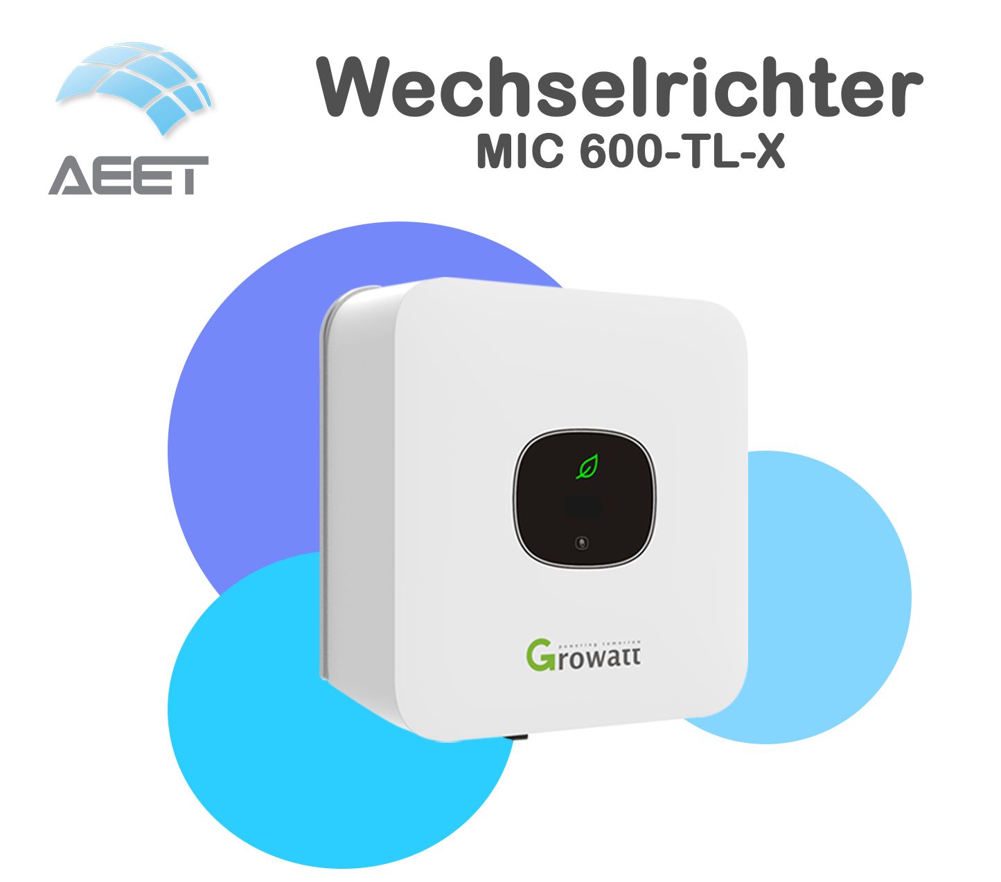 Wechselrichter Growatt MIC 600TL-X | 06TL-X - Micro