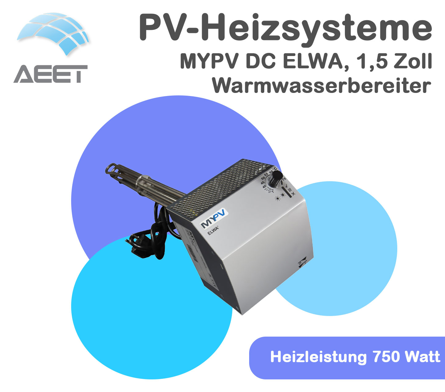 MYPV DC ELWA, 1,5 Zoll Warmwasserbereiter