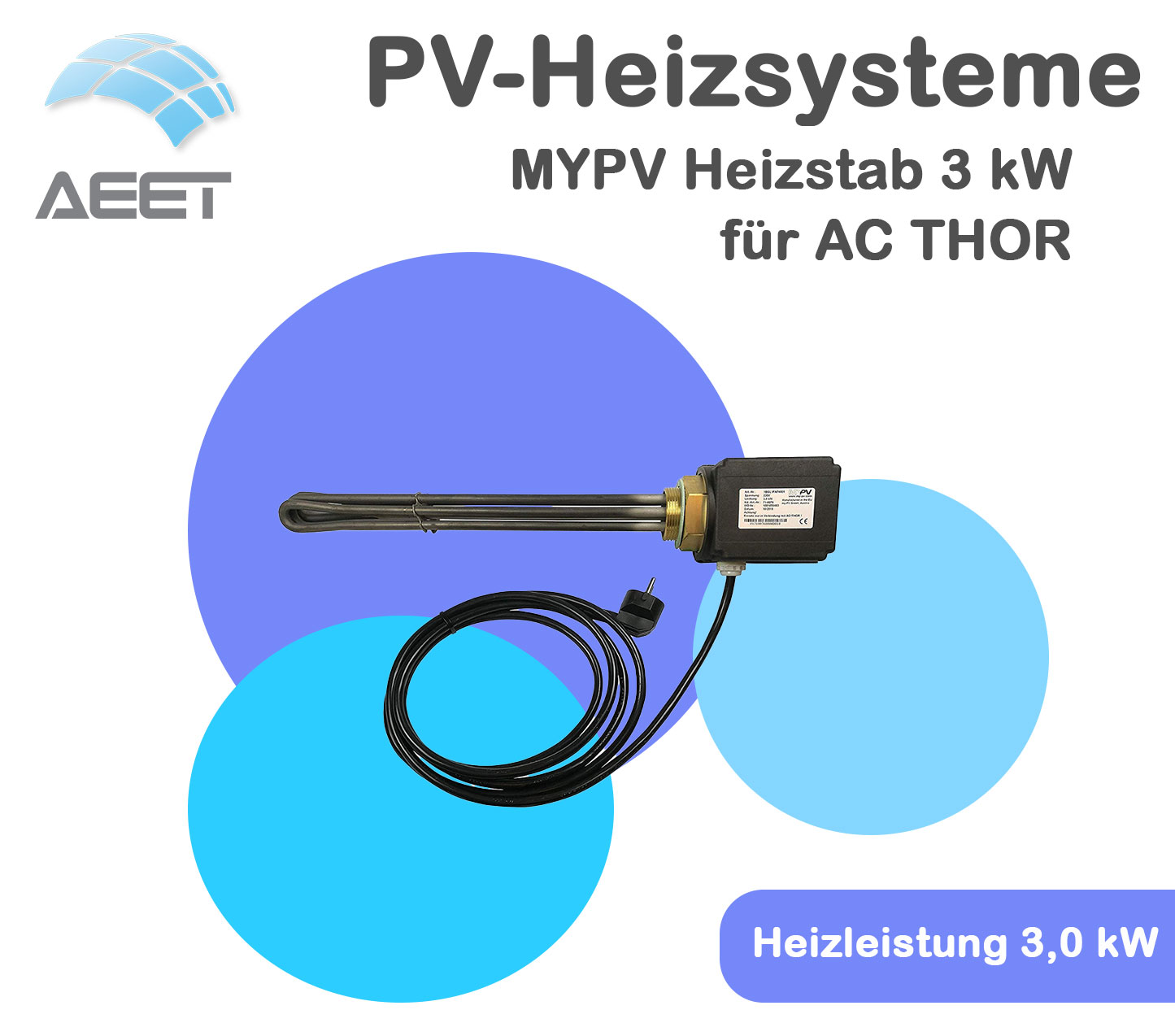 MYPV Heizstab 3 kW für AC THOR