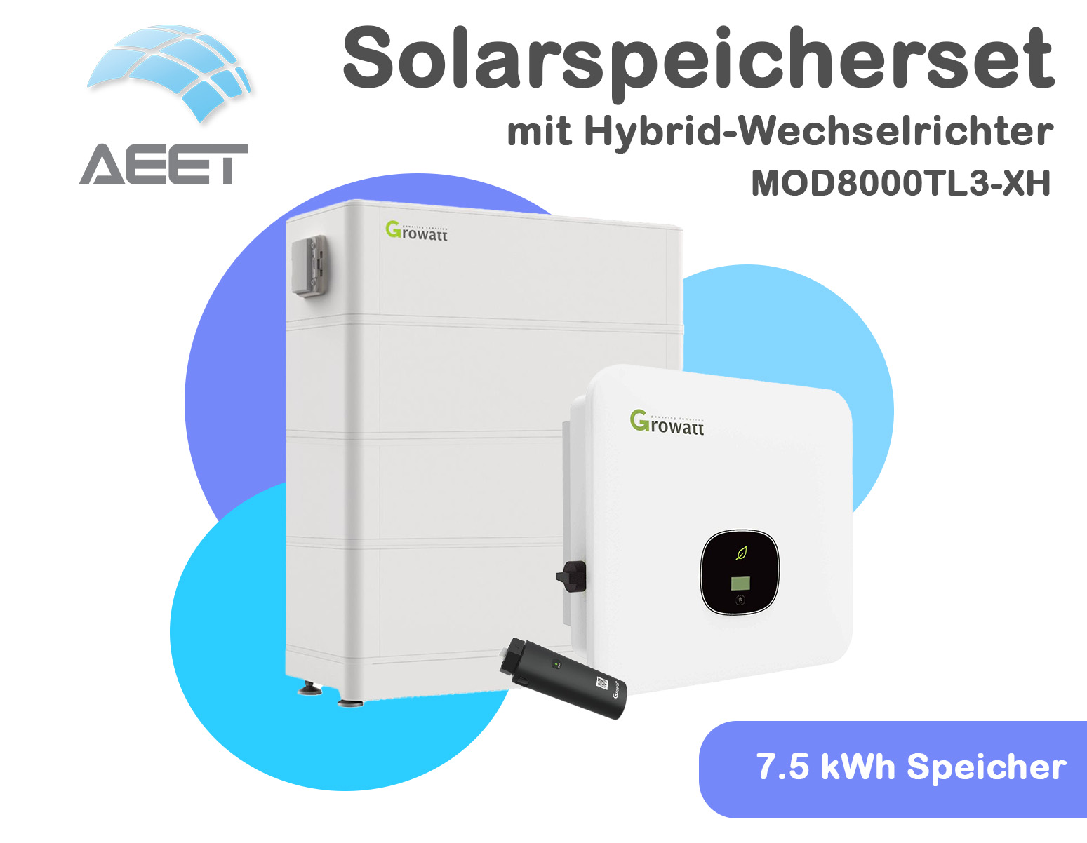 Growatt SET MOD Speichersystem DC 8.0 kW m 7.5 kWh Speicher