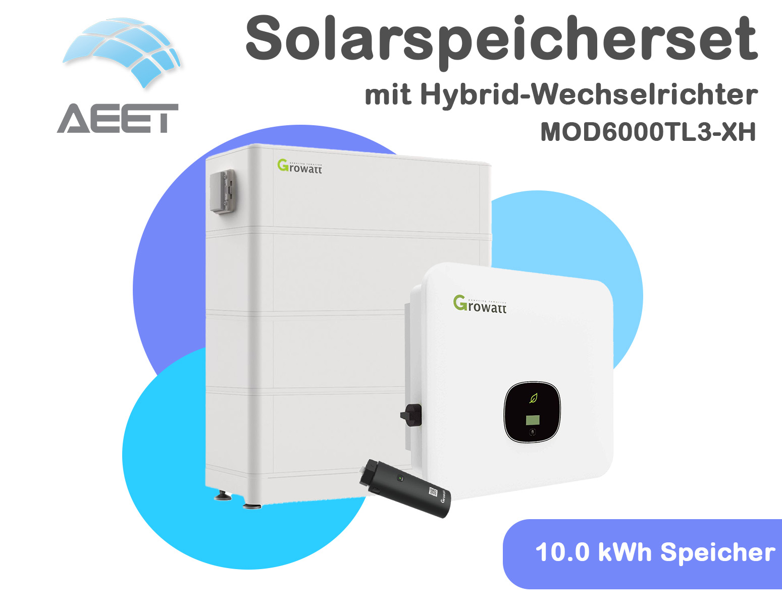 Growatt SET MOD Speichersystem DC 6.0 kW m 10.0 kWh Speicher