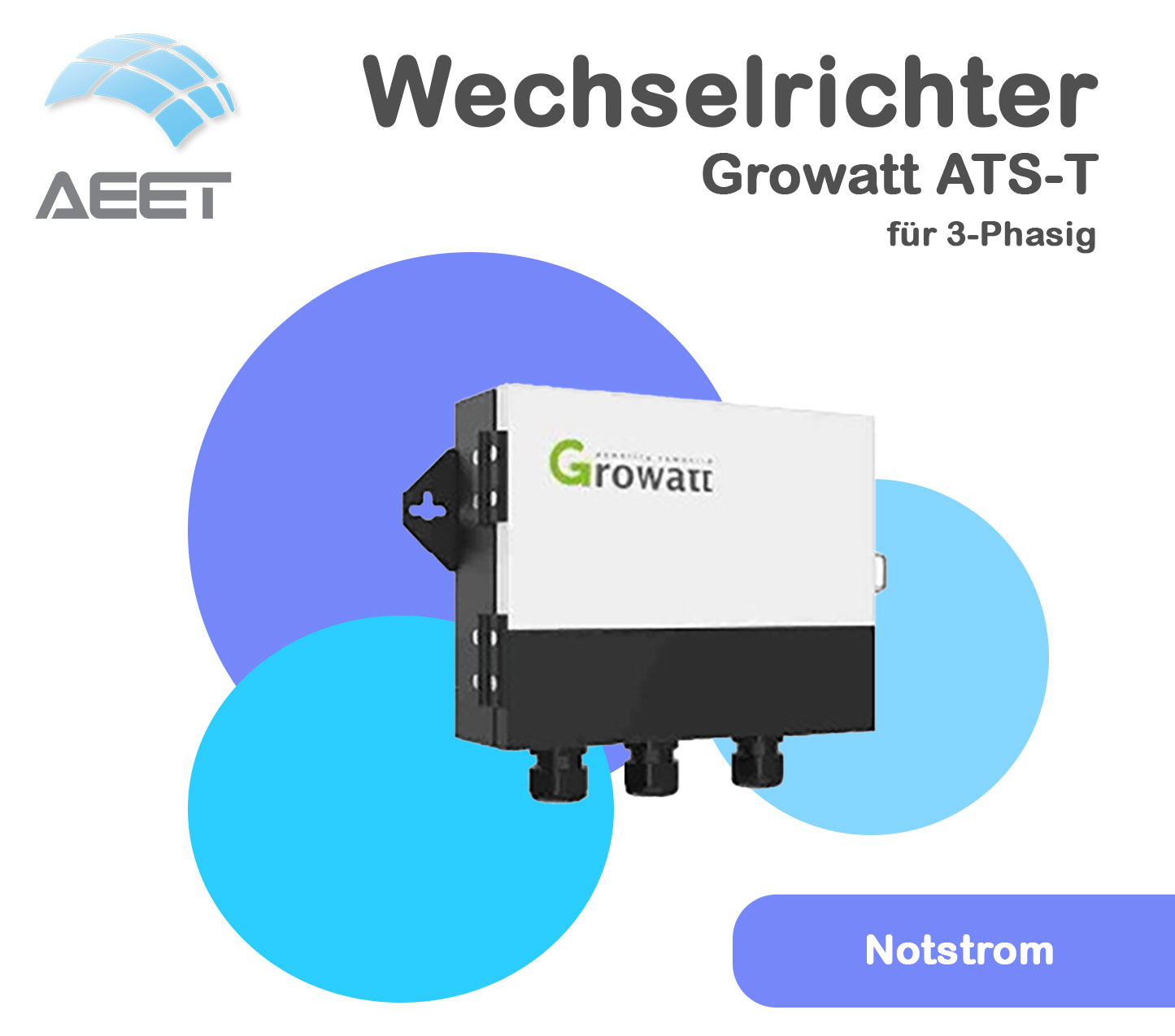 Growatt ATS-T (Notstrom) für 3-Phasig