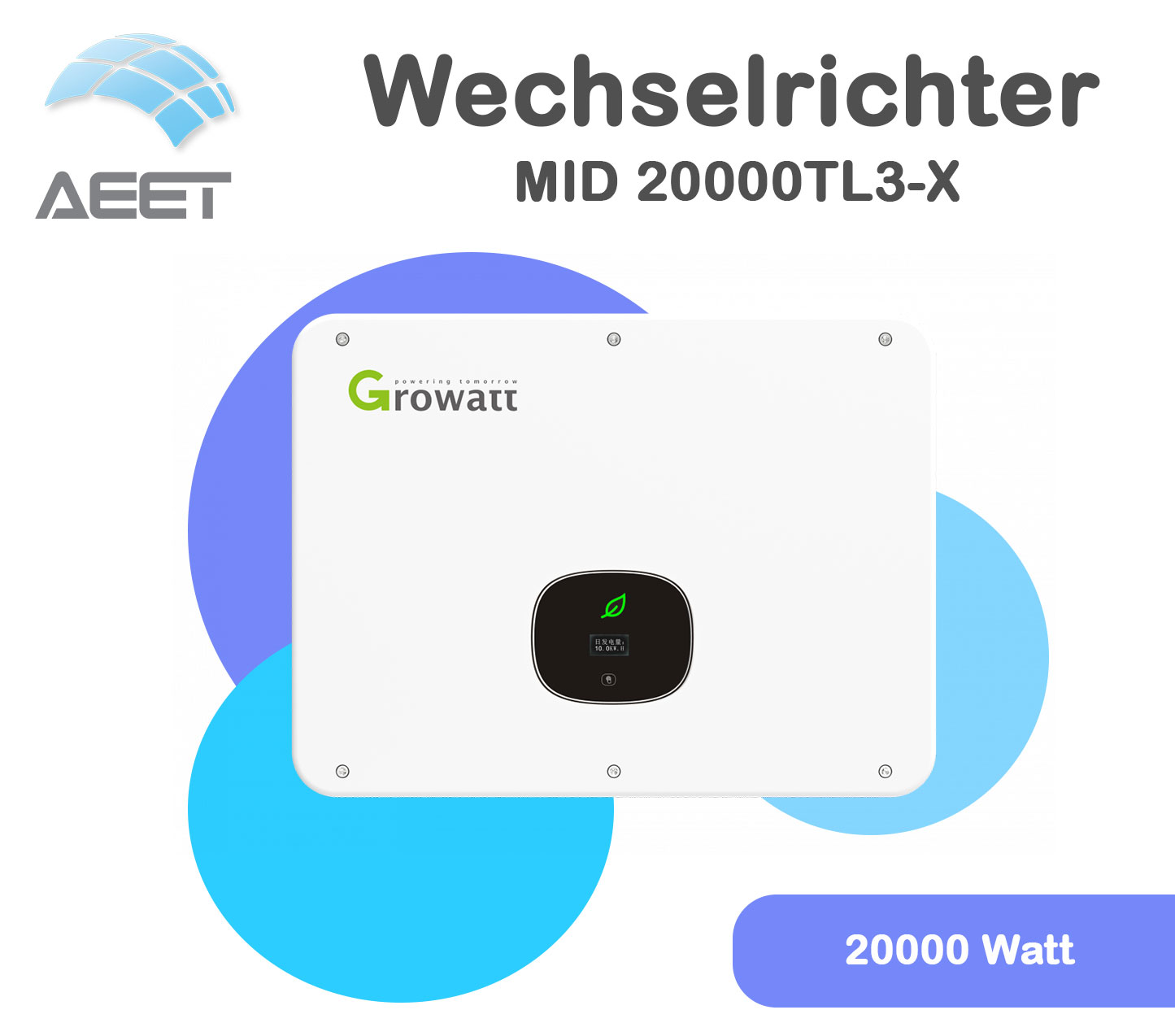 Wechselrichter Growatt MID 20000TL3-X | 20KTL3-X